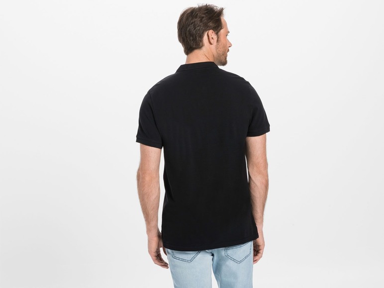 Gehe zu Vollbildansicht: LIVERGY® Poloshirt Herren, 2 Stück, in Pikee-Qualität, Slim Fit, hoher Baumwollanteil - Bild 25