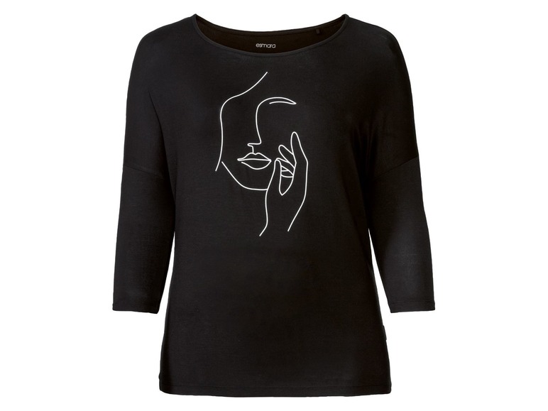 Gehe zu Vollbildansicht: ESMARA® Shirt Damen, optimale Passform, modische 3/4-Ärmellänge - Bild 2