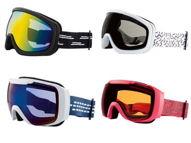 Crivit Skibrille Snowboardbrille Wintersport 100% UV-Schutz weiss