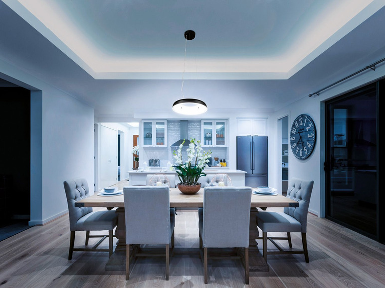 Gehe zu Vollbildansicht: LIVARNO LUX® Pendelleuchte, mit Lichtfarbensteuerung »Zigbee Smart Home« - Bild 9