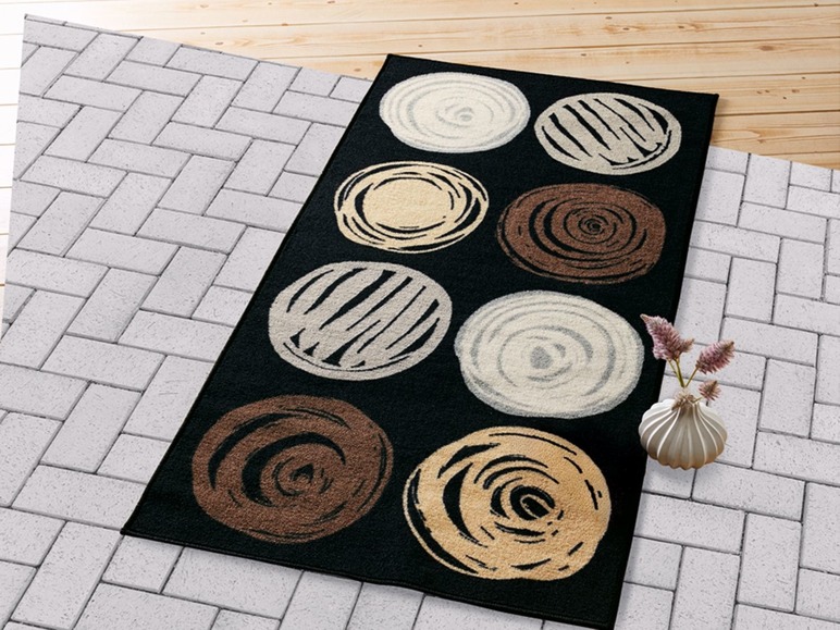 Gehe zu Vollbildansicht: MERADISO® Teppich, 67 x 140 cm, für Fußbodenheizung geeignet, pflegeleicht, strapazierfähig - Bild 17