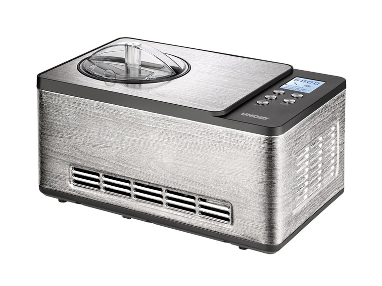 Ein Unold Eisbereiter aus Edelstahl.