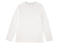 Weißes Langarmshirt.