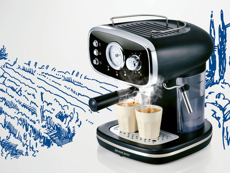 Gehe zu Vollbildansicht: SILVERCREST® Espressomaschine »SEMS 1100 B2« - Bild 10