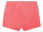 Ein Paar rosa Shorts für Mädchen.