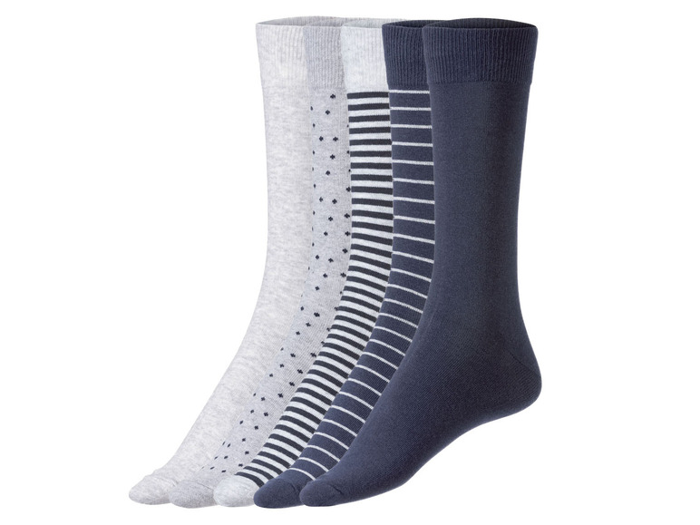 Gehe zu Vollbildansicht: LIVERGY Herren Socken, 5 Paar, mit Baumwolle - Bild 12
