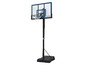 Ein Spalding Basketballkorb mit einem transparenten Backboard.