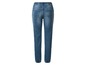Blaue Jeans mit elastischem Bund