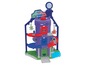 PJ Masks Spielset mit Turm, Rutschen und Figuren.