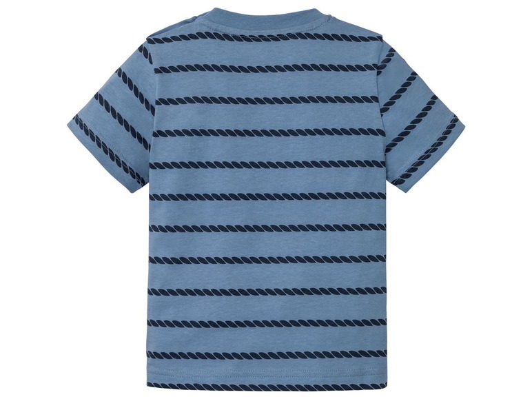 Gehe zu Vollbildansicht: LUPILU® Kleinkinder T-Shirts Jungen, 4 Stück, mit Bio-Baumwolle - Bild 8