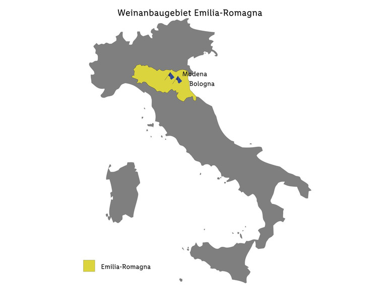 Villa Bonaga lieblich, Bianco Lambrusco 2020 dell\'Emilia Perlwein IGP
