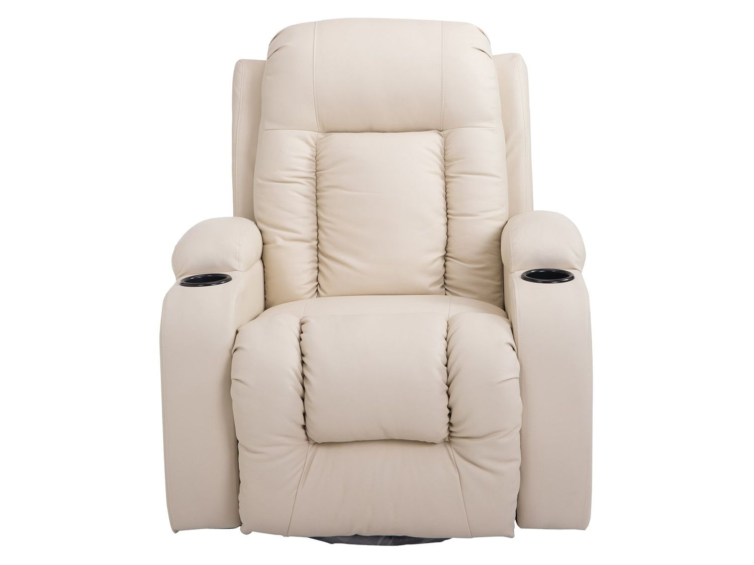 HOMCOM TV Sessel mit Massage und Wärmefunktion - creme | Sessel & Wohnzimmersessel