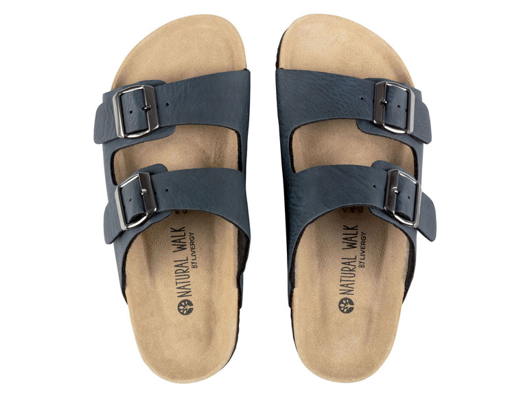 Blaue Sandalen mit Schnalle von Natural Walk by Livergy.