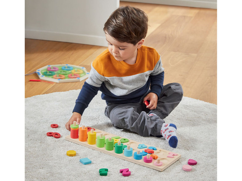 Gehe zu Vollbildansicht: PLAYTIVE® Holzspielzeug Rechenset »Montessori« - Bild 12
