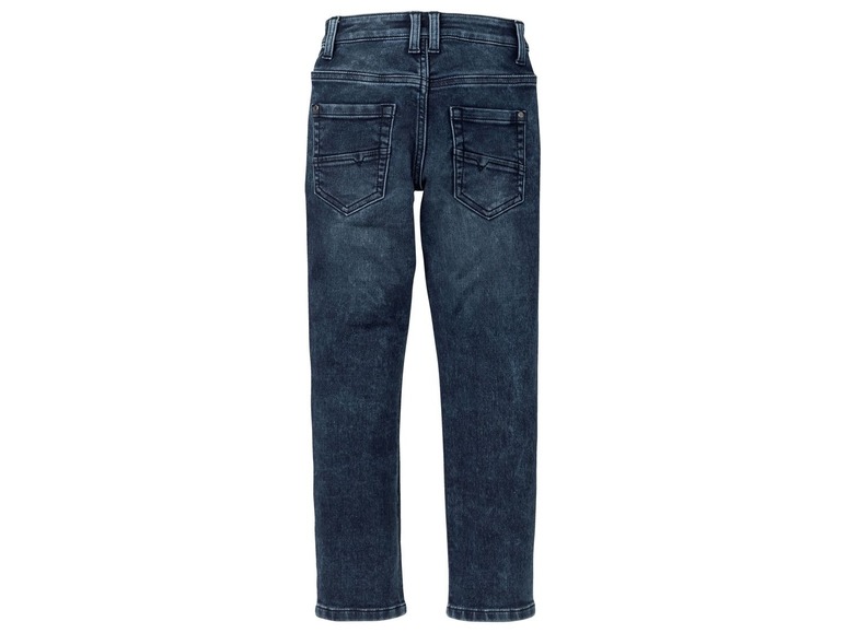 Gehe zu Vollbildansicht: PEPPERTS® Sweathose Jungen, Jeans-Optik, 5-Pocket-Style, weitenverstellbarer Innenbund - Bild 3