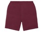 Burgunderfarbene Herren-Shorts.