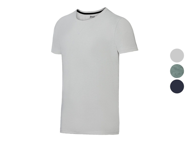 Weißes T-Shirt mit kurzen Ärmeln der Marke Drifit.