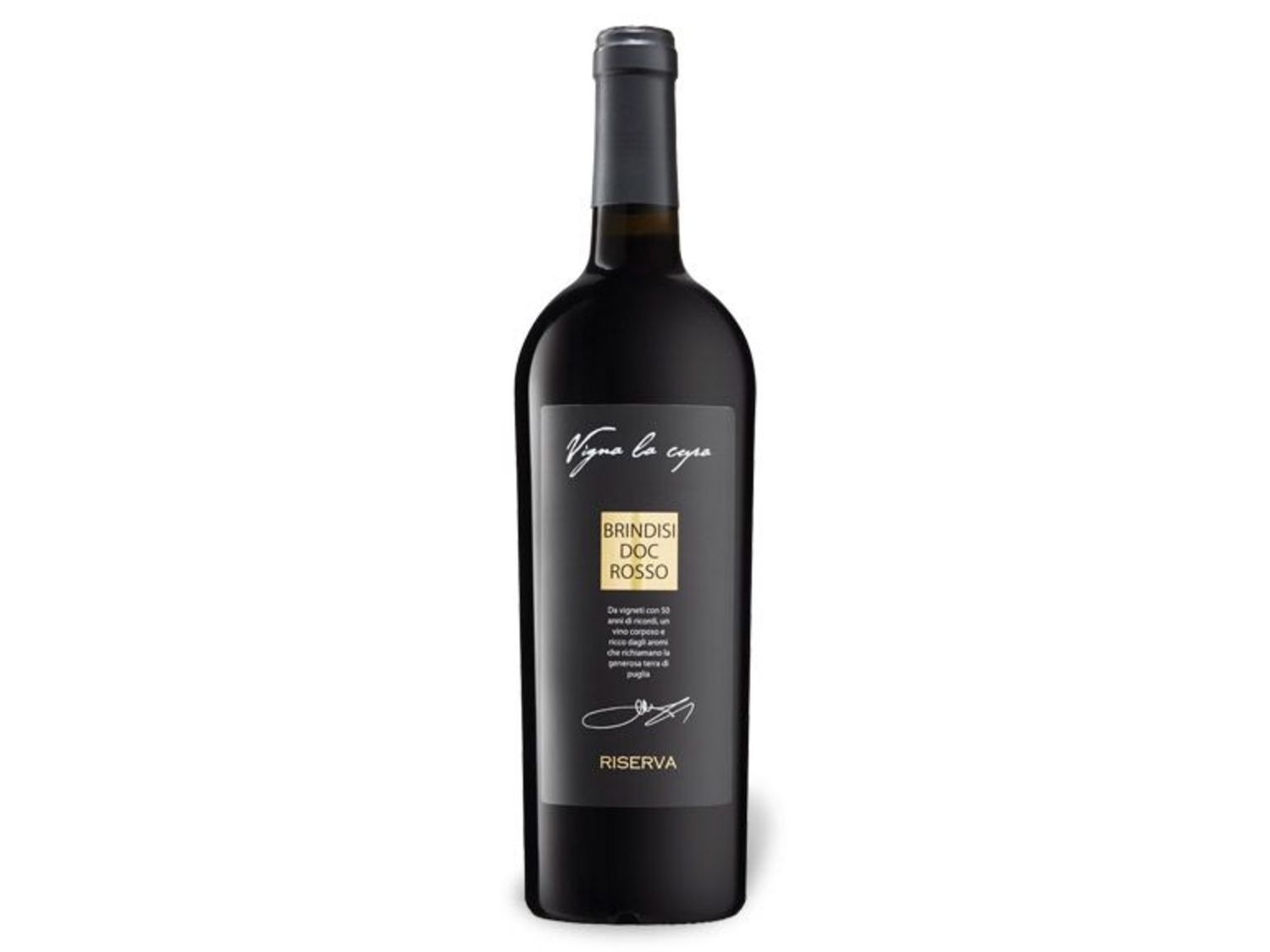 Vigna La Capa Brindisi Rosso Riserva DOC trocken, Rotwein 2019 Wein & Spirituosen Lidl DE