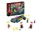 Lego Ninjago Set mit einem futuristischen Auto und Ninjas.