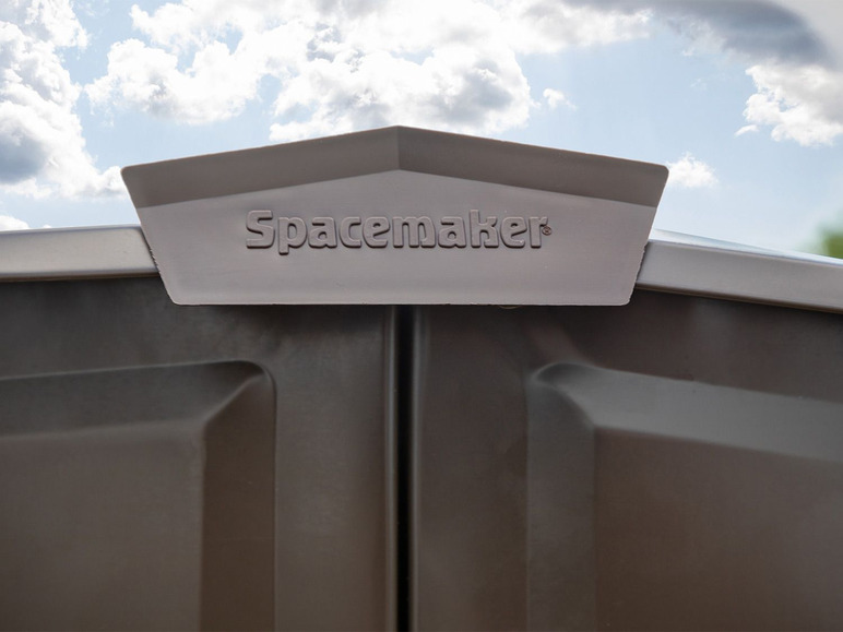 Gehe zu Vollbildansicht: Spacemaker USA Metallgerätehaus »Woodlake«, aus Metall in Holzoptik, mit Schiebetür - Bild 12