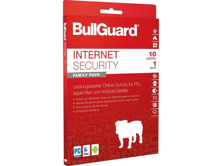 Gehe zu Vollbildansicht: BullGuard Internet Security Lizenz 1 Jahr Onlineschutz / 10 Geräte - Bild 2