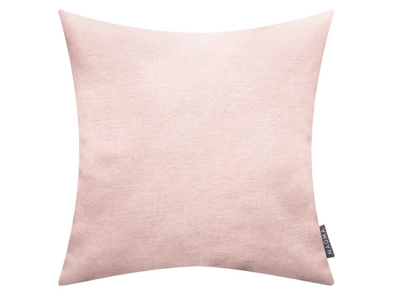 Ein rosafarbenes Kissenbezug von Magma.