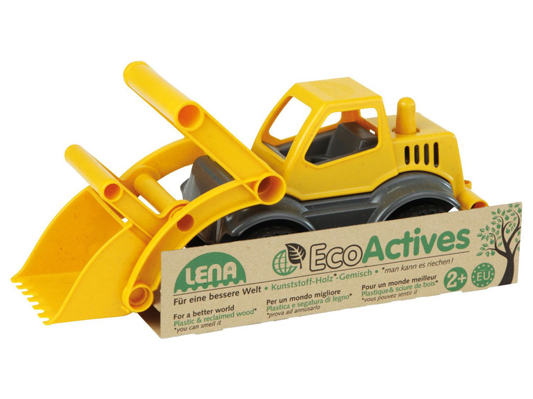 Gehe zu Vollbildansicht: LENA® Spielzeugauto »Eco Active«, mit Holzduft, verzinkte Stahlachsen, ab 2 Jahren - Bild 11