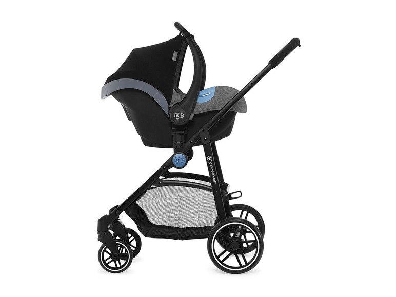 Gehe zu Vollbildansicht: Kinderkraft 3in1 Kinderwagen »Rome«, Travel System mit Kinderwagen, Babywanne und Autositz - Bild 14