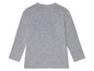 Ein graues Langarmshirt für Kinder.