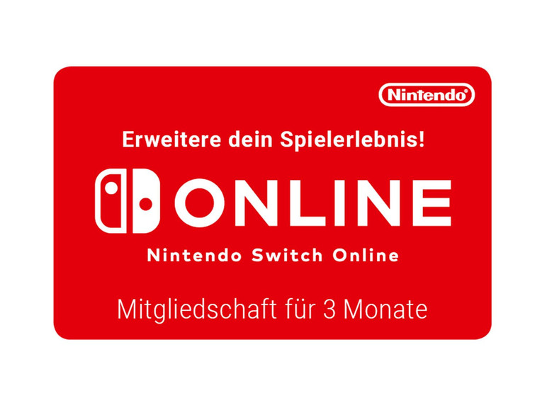 Nintendo Switch 3-monatige Online Mitgliedschaft -