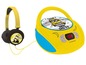 Minions CD-Player mit gelben Kopfhörern von Lexibook.