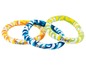 Drei Crivit Schwimmreifen mit sommerlichem Design.