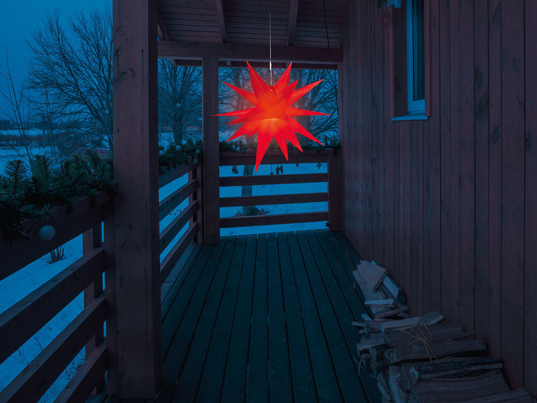 Gehe zu Vollbildansicht: LIVARNO home 3D Außenstern, LED - Bild 8