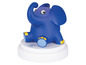 Blaue Elefanten-Nachtlampe mit Sensor.
