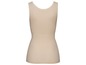Beige Tanktop zum Tragen unter Kleidung.