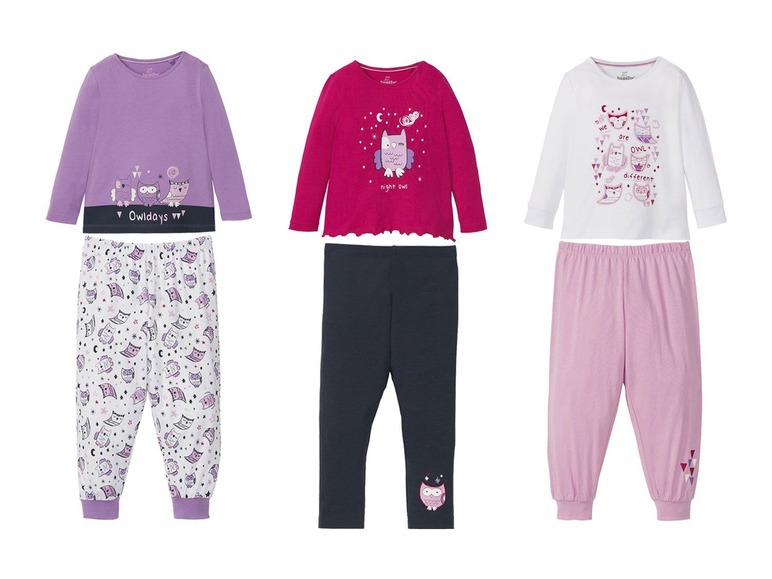 Gehe zu Vollbildansicht: LUPILU® Kleinkinder Mädchen Pyjama - Bild 1