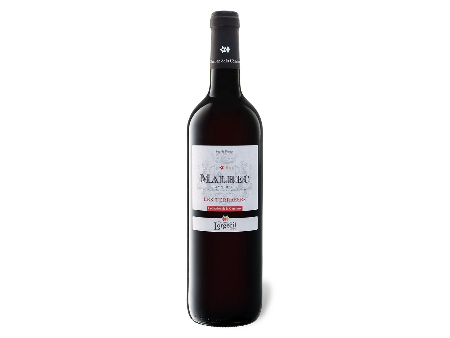 Malbec Pays d%27Oc Les Terrasses IGP trocken, Rotwein 2018 Wein & Spirituosen Lidl DE