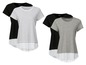 Drei Damen-T-Shirts von Esmara: gestreift, schwarz und grau.