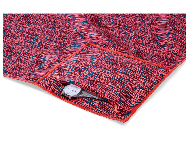 Gehe zu Vollbildansicht: CRIVIT® Mikrofaser-Sporthandtuch, mit Reißverschlusstasche, 80 x 130 cm, aus Polyester - Bild 16