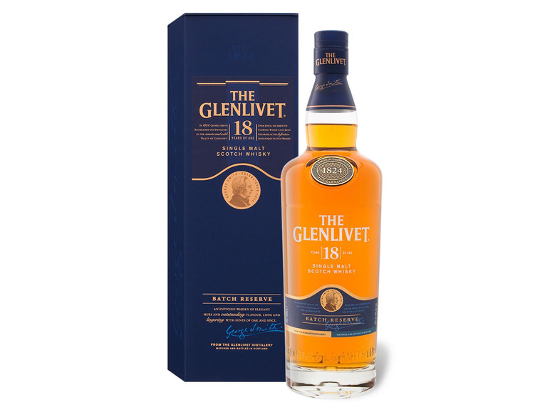 Single Jahre 40% 18 Speyside Malt Scotch The Geschenkbox Glenlivet Whisky mit Vol