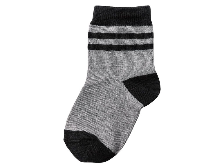 Gehe zu Vollbildansicht: LUPILU® Jungen Socken, hoher Baumwollanteil, mit echter Ferse, 7 Paar - Bild 15
