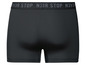 Schwarze Sportboxershorts mit N3R-Logo