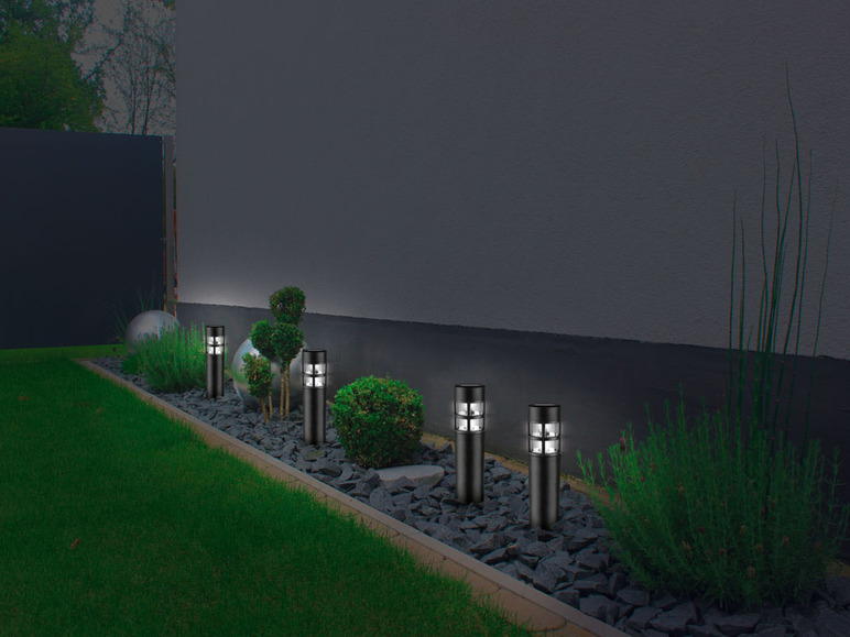 Gehe zu Vollbildansicht: LIVARNO® Bodengartenleuchte 4er Set Solar LED - Bild 4