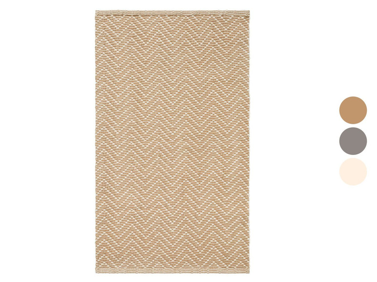 Gehe zu Vollbildansicht: MERADISO® Teppich, 140 x 200 cm, aus Baumwolle - Bild 1