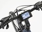 Der Lenker eines Fischer Proline E-Bikes mit einem Shimano Schalthebel und einem Display.