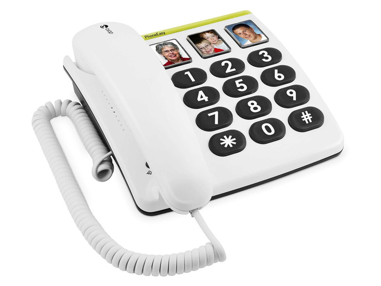 Gehe zu Vollbildansicht: doro PhoneEasy® 331ph weiß Großtastentelefon mit 3 Direktwahltasten - Bild 3