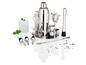 Cocktail-Set mit Shaker, Muddler, Barlöffel und 3 Ausgießern.
