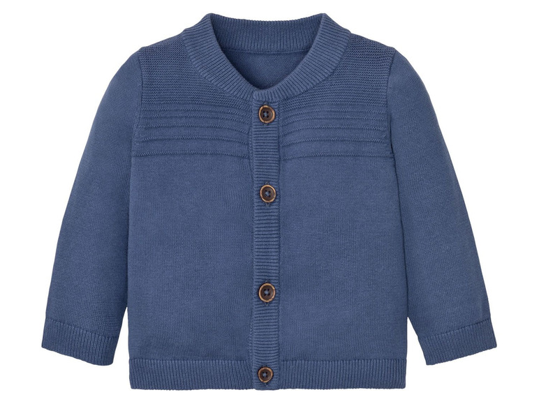 Gehe zu Vollbildansicht: LUPILU® Baby Strickjacke Jungen, mit Knöpfung - Bild 4