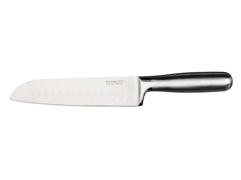Gehe zu Vollbildansicht: ERNESTO® Messer, mit Edelstahl-Klinge, Bambus- oder Edelstahlgriff - Bild 12