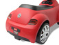 Roter Volkswagen Beetle Kinderwagen mit Rastar Logo.